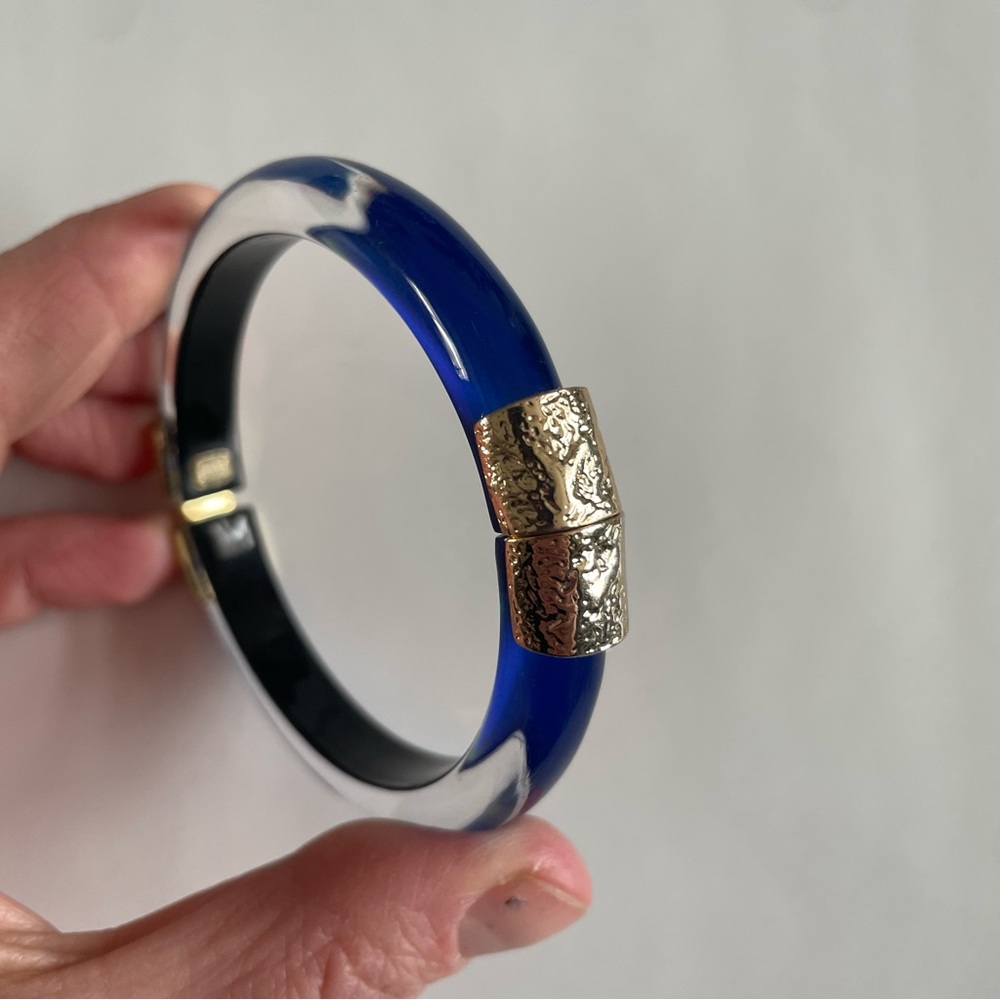 Alexis Bittar Blue Lucite Bracelet